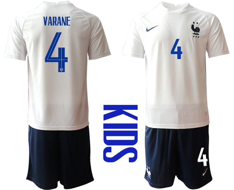 2021 France away Youth 4 soccer jerseys